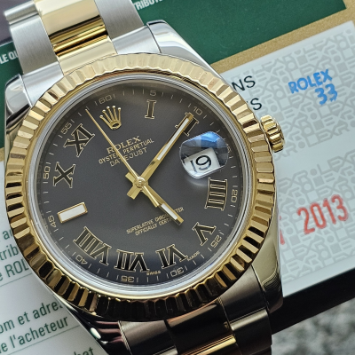 Швейцарские часы Rolex Oyster Datejust Steel and Yellow Gold 41mm