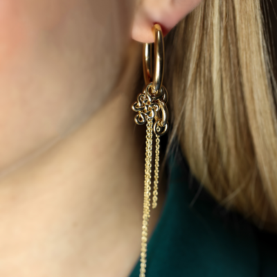 Серьги H.Stern Diane Von Furstenberg pendants earrings in yellow gold