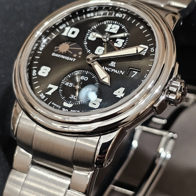 Швейцарские часы Blancpain Léman Double Time Zone-GMT