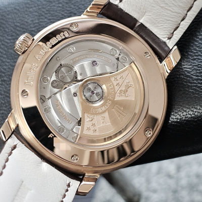 Швейцарские часы Audemars Piguet Jules Rose Gold Gold Silver Dial 39mm