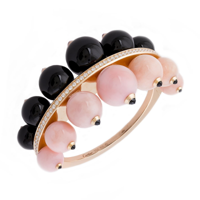 Браслет Cartier Évasions Joaillières Pink Opal Onyx Diamond Bracelet