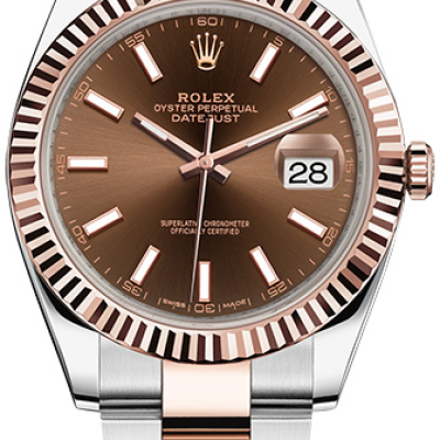 Швейцарские часы Rolex ROLEX CHOCOLATE OYSTER BRACELET Datejust 41