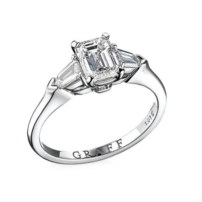 Кольцо Graff  GRAFF 1,01 ct E/VS1 Emerald Diamond Weighing GR28622