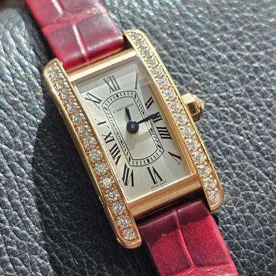 Швейцарские часы Cartier Tank Americaine