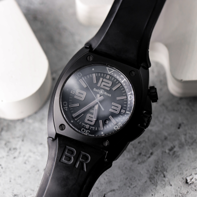 Швейцарские часы Bell & Ross Marine Pro Diver in Black PVD Steel