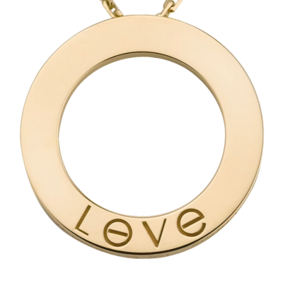 Подвеска Cartier  LOVE pendant, Yellow gold
