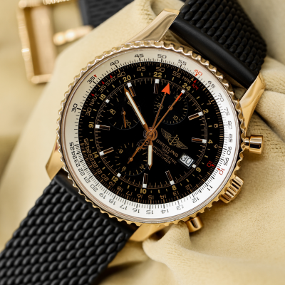 Швейцарские часы Breitling Navitimer World Rose Gold Limited Edition