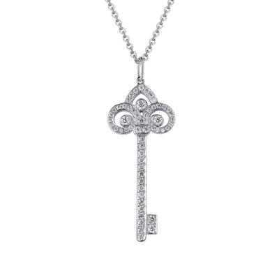 Подвеска Tiffany & Co Fleur de Lis Key Pendant