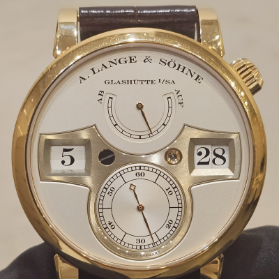 Швейцарские часы A.Lange & Sohne ZEITWERK in 18-carat pink gold