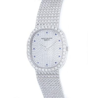 Швейцарские часы Patek Philippe Ellipse Diamonds Vintage Gold