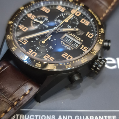 Швейцарские часы Tag Heuer TAG HEUER Carrera Calibre 16 Automatic Watch 43 mm