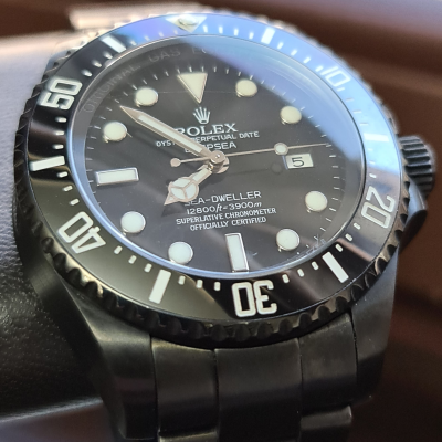 Швейцарские часы Rolex Deepsea Sea Dweller Ceramic Black