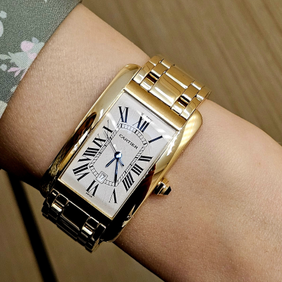 Швейцарские часы Cartier  Tank Americaine Large