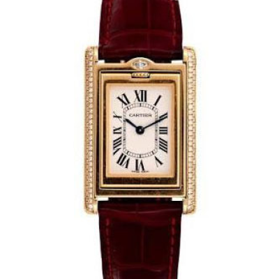 Швейцарские часы Cartier Tank Basculante Diamond Bezel