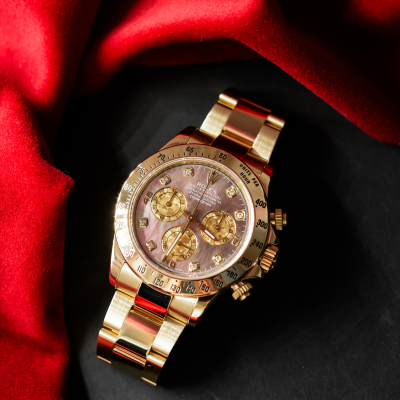Швейцарские часы Rolex Daytona Cosmograph YellowGold Crystals Diamonds