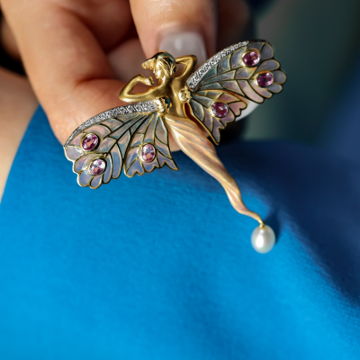 Брошь Masriera Art Nouveau Jewelry