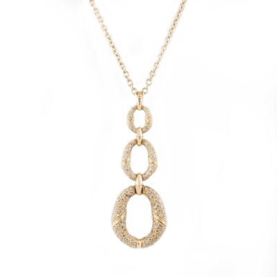 Подвеска GUCCI Bamboo Collection Diamond Drop Necklace