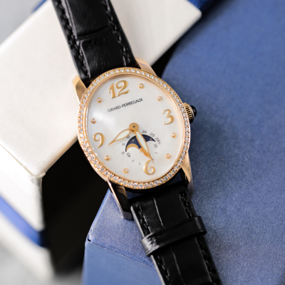 Швейцарские часы Girard-Perregaux Lady Cat`s Eye Moon-Phases