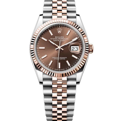 Швейцарские часы Rolex Datejust 36mm Steel and Everose Gold