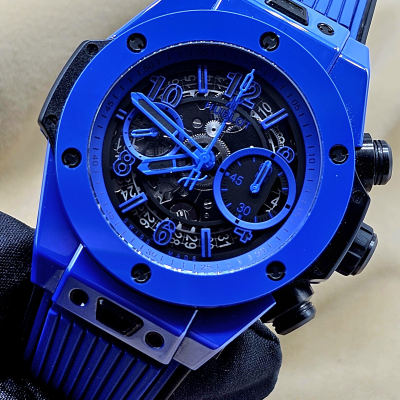 Швейцарские часы Hublot Unico Blue Magic