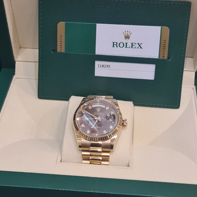 Швейцарские часы Rolex Day-Date Everose Gold 36mm