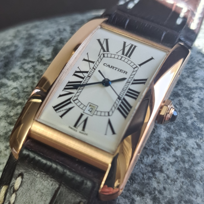Швейцарские часы Cartier ank Américaine