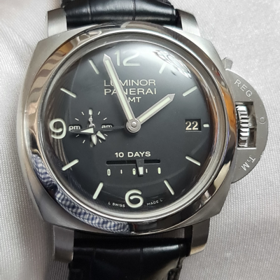 Швейцарские часы Panerai 10 Days GMT Acciaio