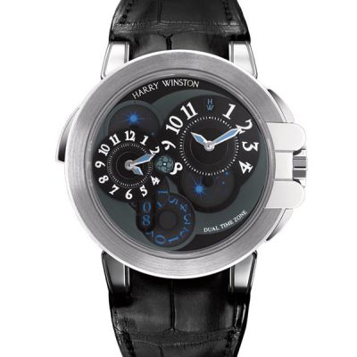 Швейцарские часы Harry Winston Ocean Dual Time