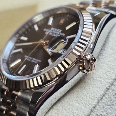 Швейцарские часы Rolex Datejust 36mm Steel and Everose Gold